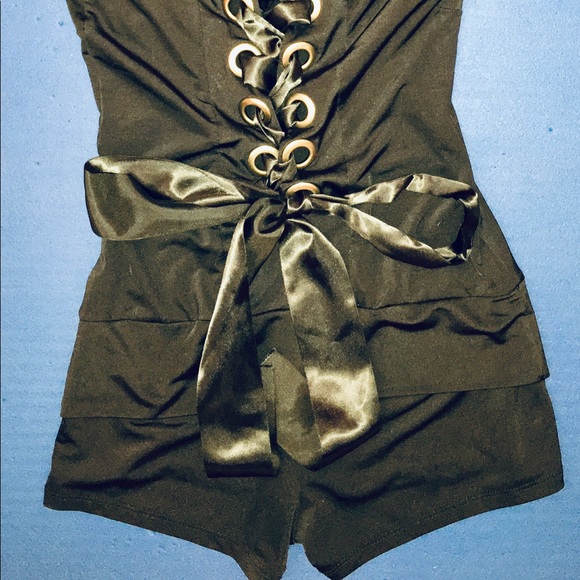 Symphony Short Romper (S) black - Picture 2 of 7